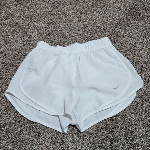 Nike extra small white shorts